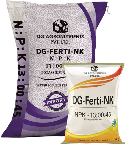 Ferti NK 13-00-45 water soluble fertilizer packaging